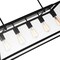 Cwi Lighting Alyson 5 Light Down Chandelier With Black Finish 9601P36-5-101 - alternate 4